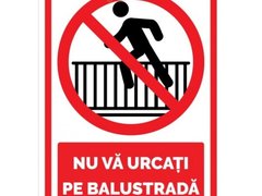 Indicatoare pentru balustrada